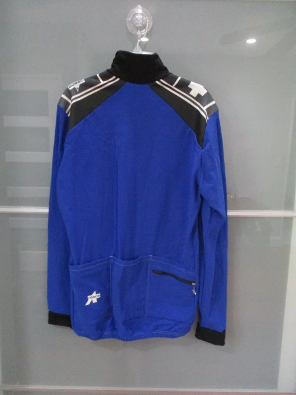 Assos Fleece Lined Long Sleeve Mock Neck Cycling Jacket